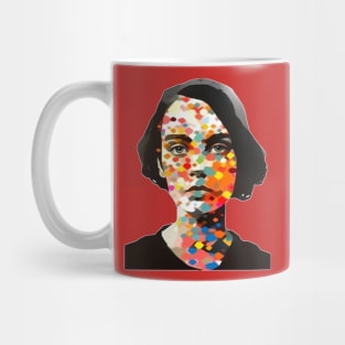 Girl's face in paint Mug